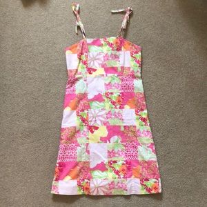 lilly pulitzer patchwork dress
